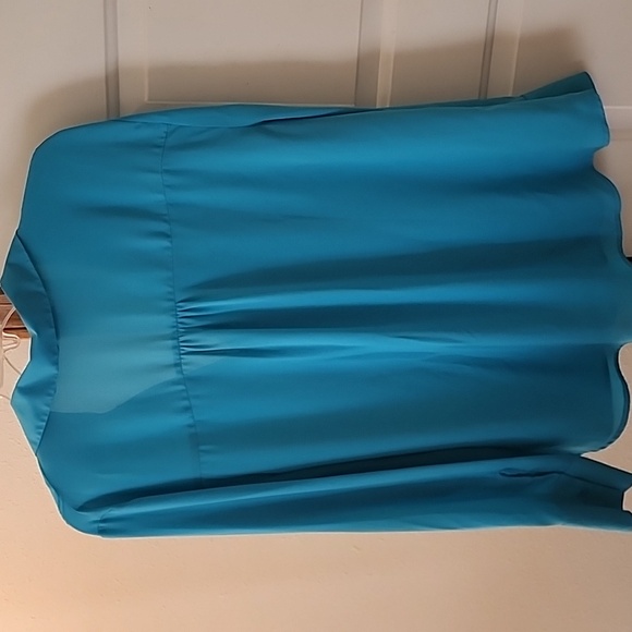 Worthington Turquoise Blouse - Picture 4 of 4
